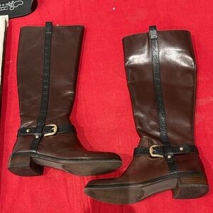Vince Camuto Dark Brown Heeled Boots